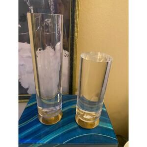 Vintage lite columns on gold base